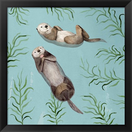 Framed Otter&#39;s Paradise IV Print