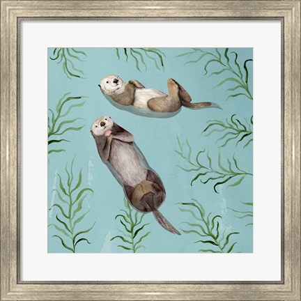 Framed Otter&#39;s Paradise IV Print