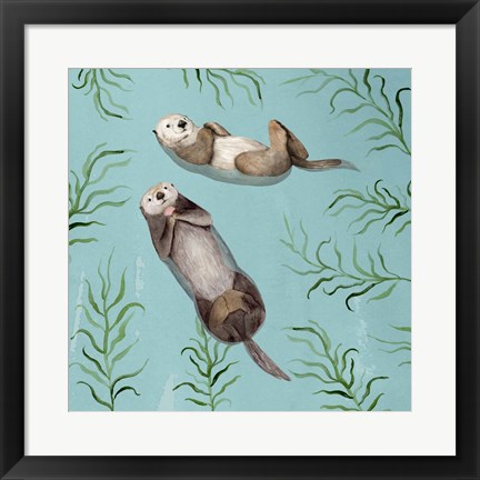 Framed Otter&#39;s Paradise IV Print