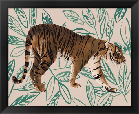 Framed Tigre de Siberie I Print