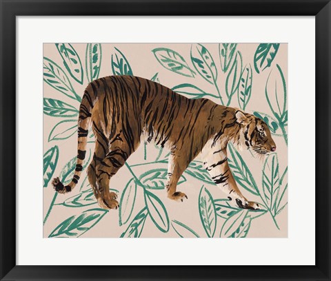 Framed Tigre de Siberie I Print