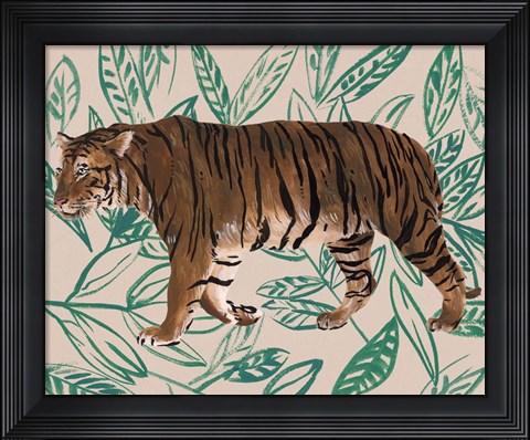 Framed Tigre de Siberie II Print