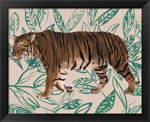 Framed Tigre de Siberie II Print