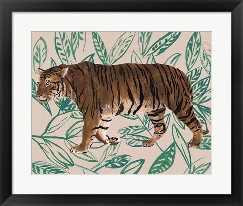 Framed Tigre de Siberie II Print