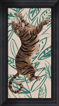 Framed Tigre de Siberie III Print