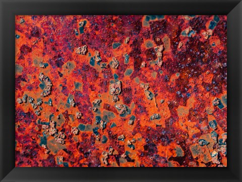 Framed Rust Abstract Print