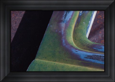 Framed Rust Abstract Print