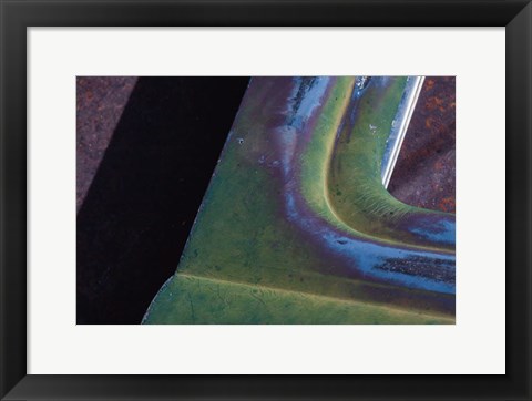 Framed Rust Abstract Print