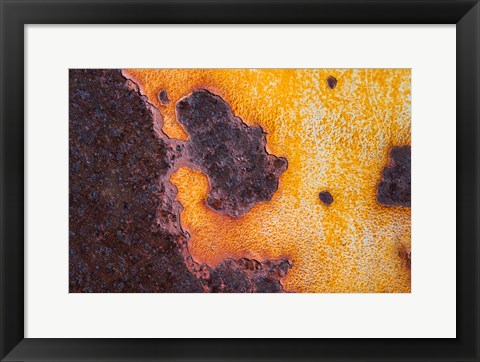 Framed Rust Abstract Print