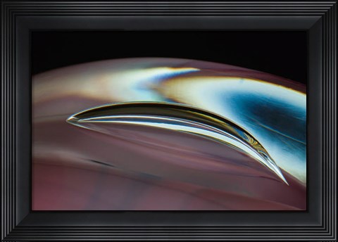 Framed Frozen Bubbles In Glass 1 Print