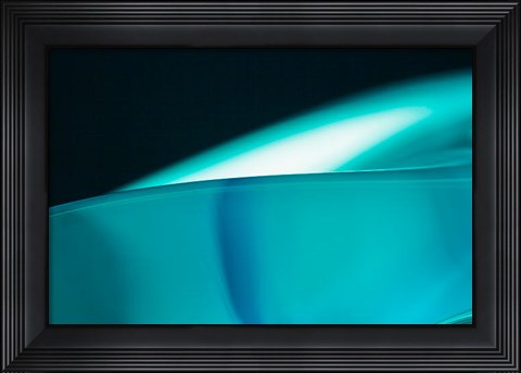 Framed Frozen Bubbles In Glass 3 Print