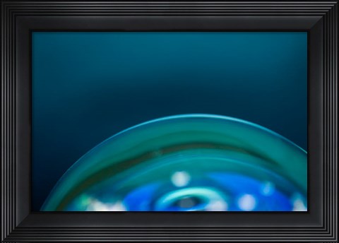 Framed Frozen Bubbles 1 Print