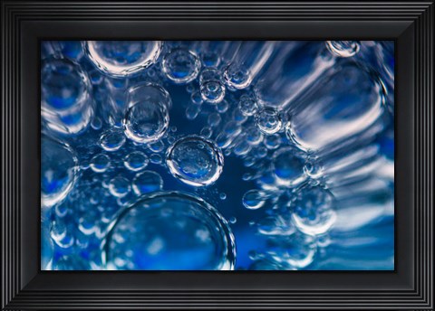 Framed Frozen Bubbles 2 Print