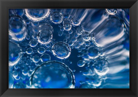 Framed Frozen Bubbles 2 Print