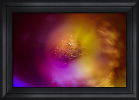 Framed Frozen Bubbles 4 Print