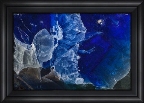 Framed Cullet Glass Chunks 2 Print