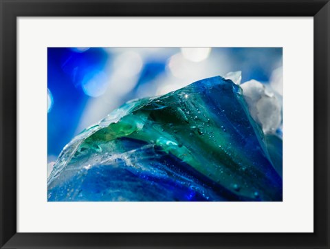 Framed Cullet Glass Chunks 4 Print