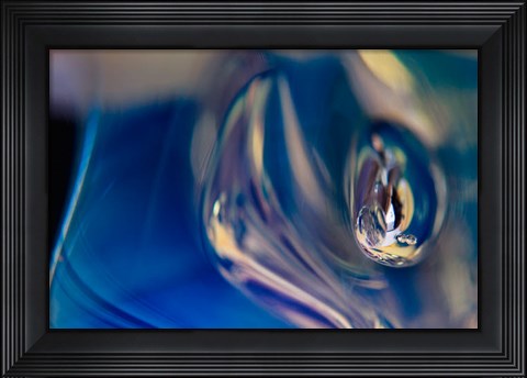 Framed Frozen Bubbles 4 Print