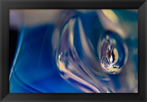 Framed Frozen Bubbles 4 Print