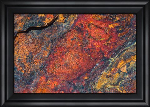 Framed Baja Cresta Flagstones 1 Print