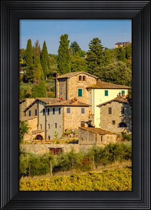Framed Italy, Florence, Winery, Villa Print