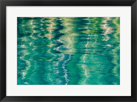 Framed Alaska, Craig Reflection In Rippled Water Print