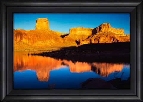 Framed Reflection, Lake Powell National Recreation Area, Utah, Arizona Print
