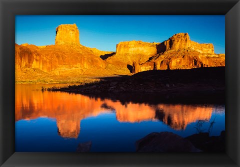 Framed Reflection, Lake Powell National Recreation Area, Utah, Arizona Print