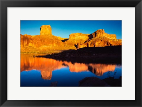 Framed Reflection, Lake Powell National Recreation Area, Utah, Arizona Print