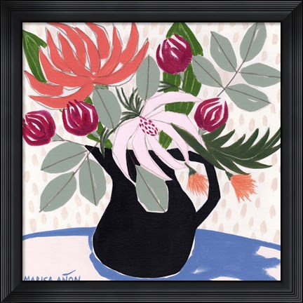 Framed April Florals 12 Print