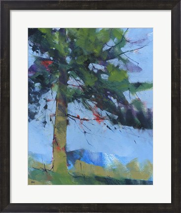 Framed Gilfach Pine Print