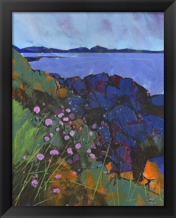 Framed Llyn Rocks Print