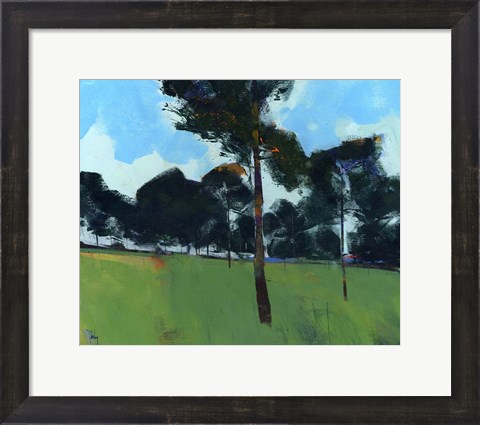 Framed Moorland Pines Print