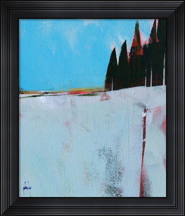 Framed Snow Field Print
