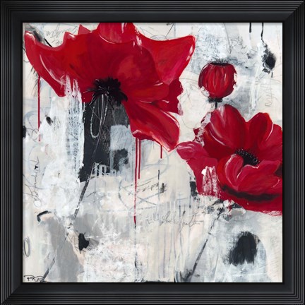 Framed Poppy Love Print