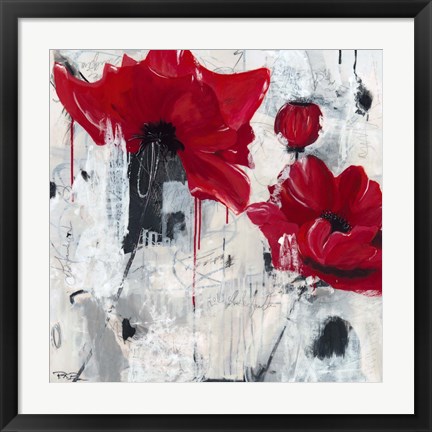 Framed Poppy Love Print