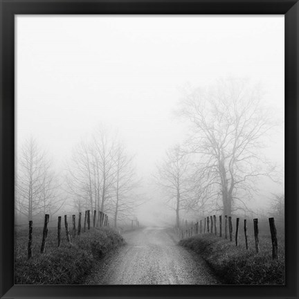 Framed Sparks Lane in Fog Print