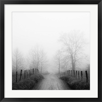 Framed Sparks Lane in Fog Print