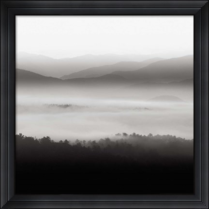 Framed Still Morning Smoky Mountains Print