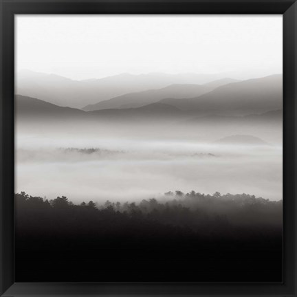 Framed Still Morning Smoky Mountains Print