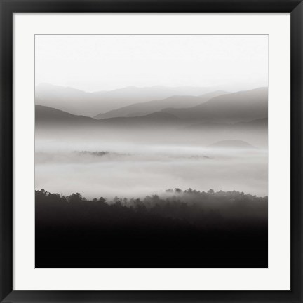 Framed Still Morning Smoky Mountains Print