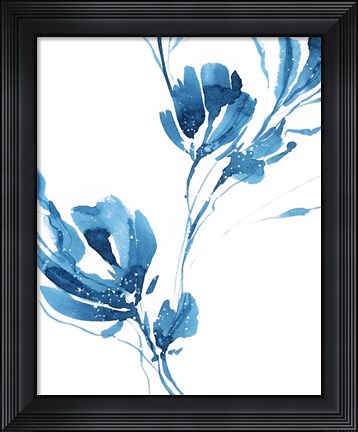 Framed Blue Move 1 Print