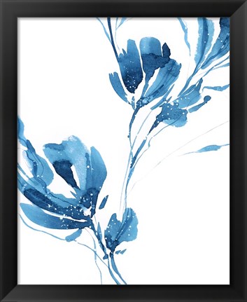 Framed Blue Move 1 Print