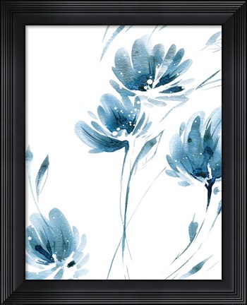 Framed Blue Move 2 Print