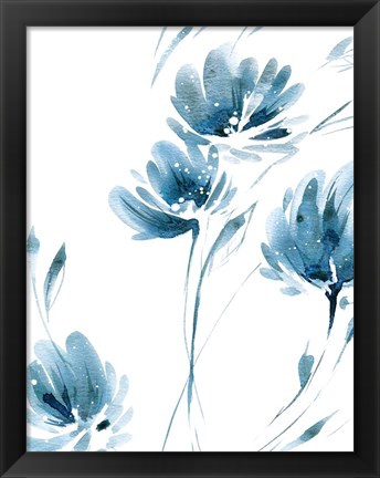 Framed Blue Move 2 Print