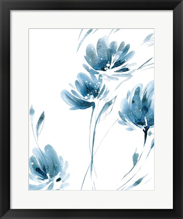 Framed Blue Move 2 Print