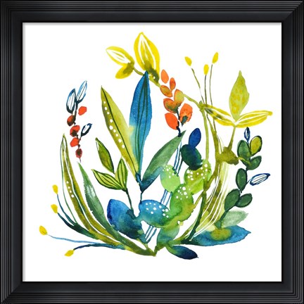 Framed English Garden 3 Print