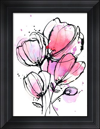 Framed Pink Mod 1 Print