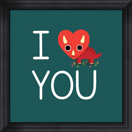 Framed Niceratops Print