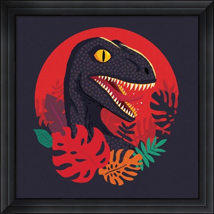 Framed Tropic Raptor Print